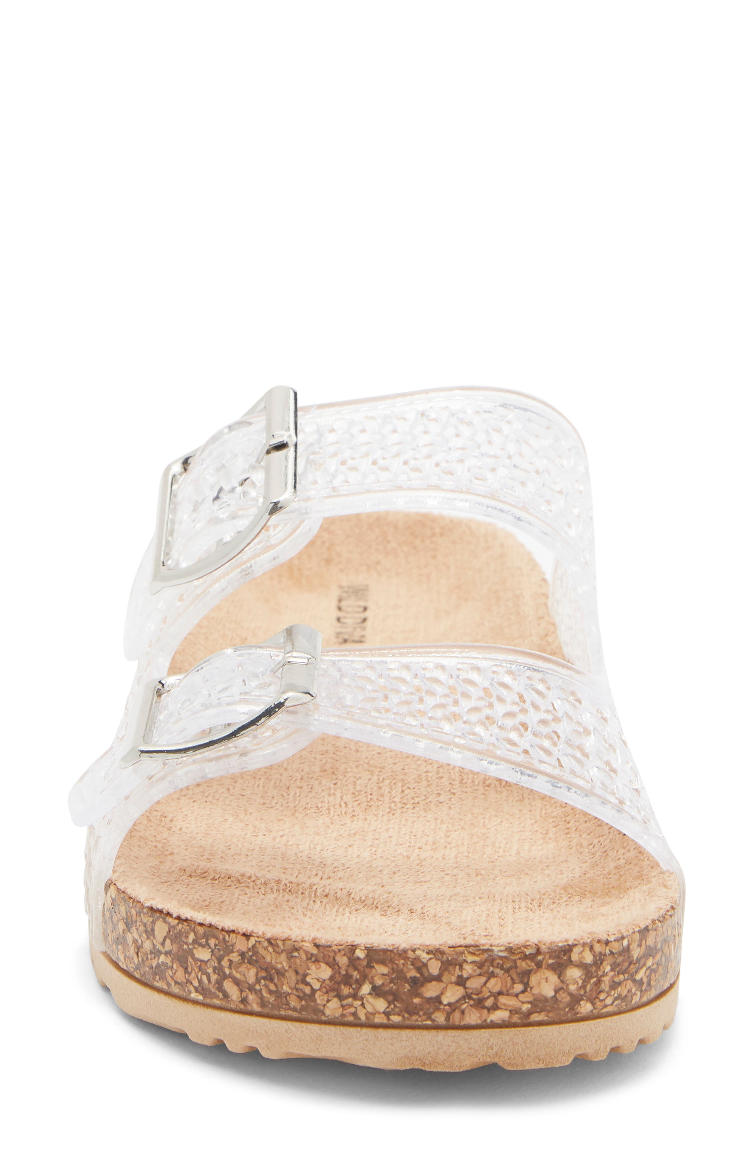 Audrina Sandal, Alternate, color, CLEAR