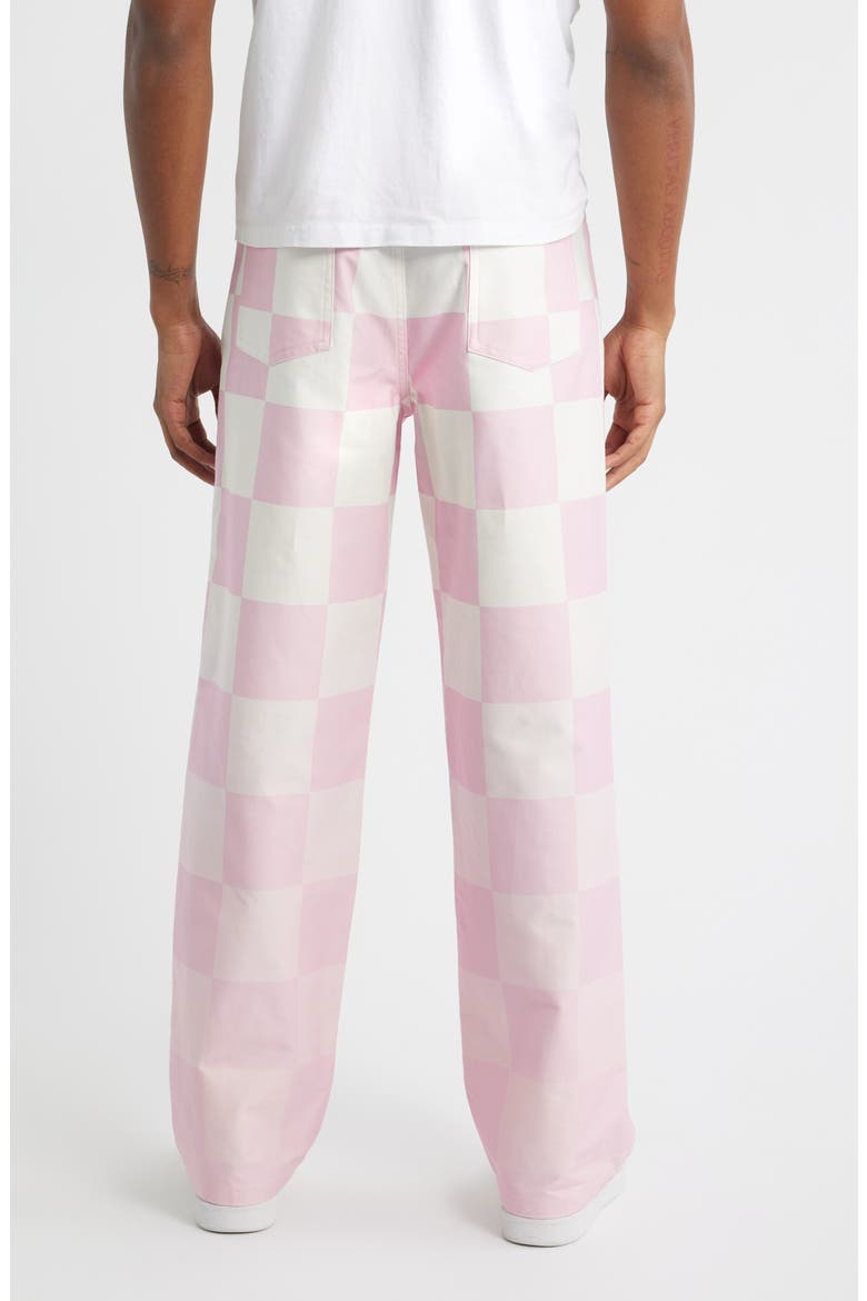 Palermo Milano Checkerboard Pants, Alternate, color, GRATITUDE PINK