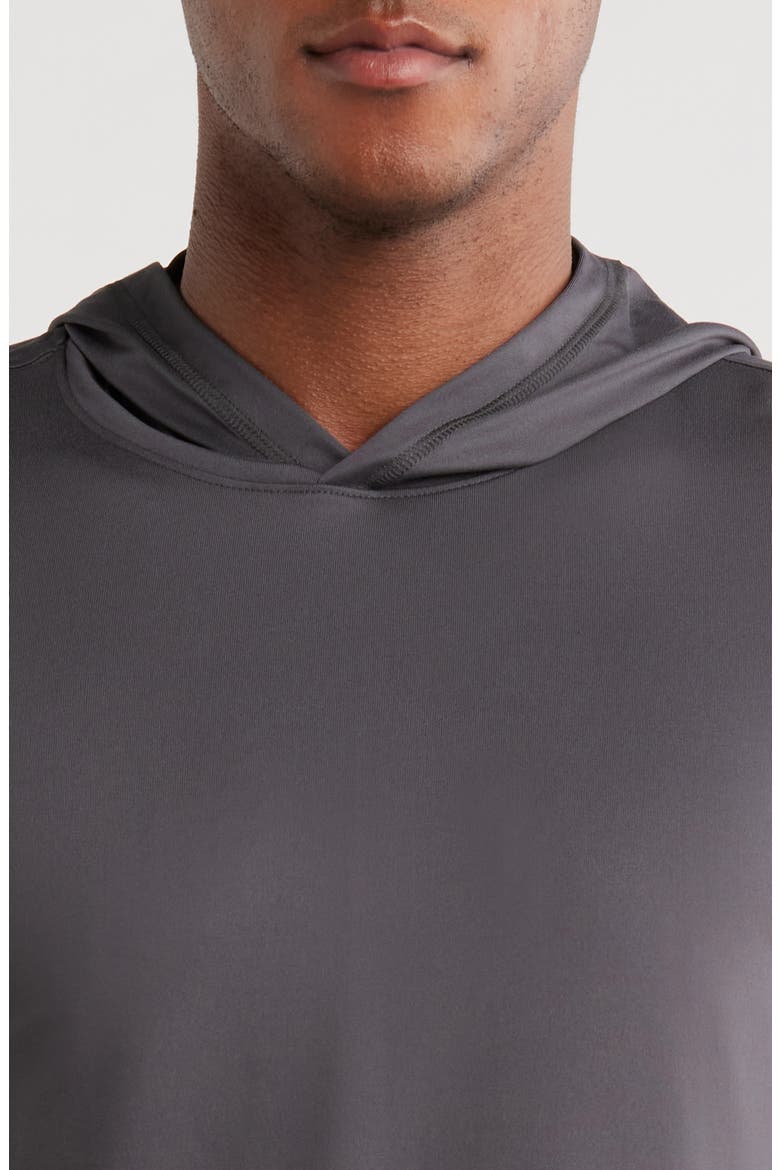 Base Train Lightweight Hoodie, Alternate, color, ASPHALT