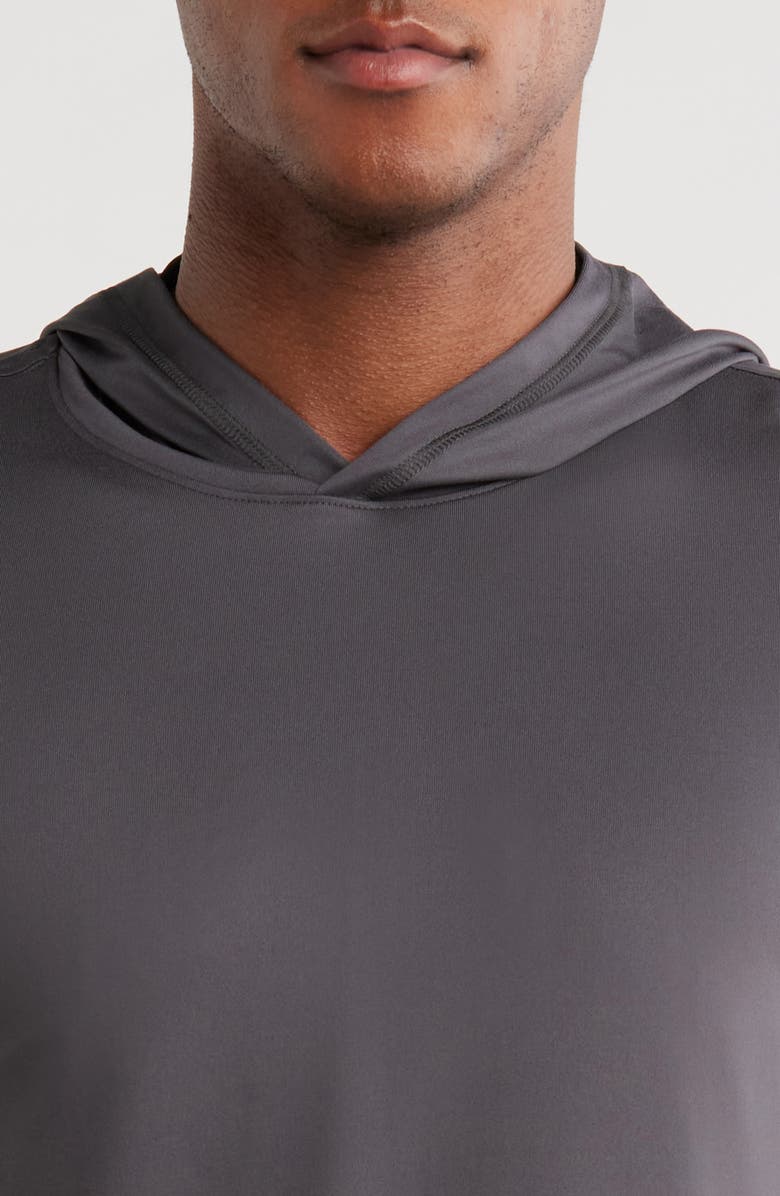 Rhone Base Train Lightweight Hoodie, Alternate, color, Asphalt