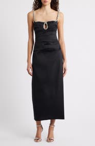 Acler Astonhall Rhinestone Cocktail Dress