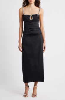 Acler Astonhall Rhinestone Cocktail Dress
