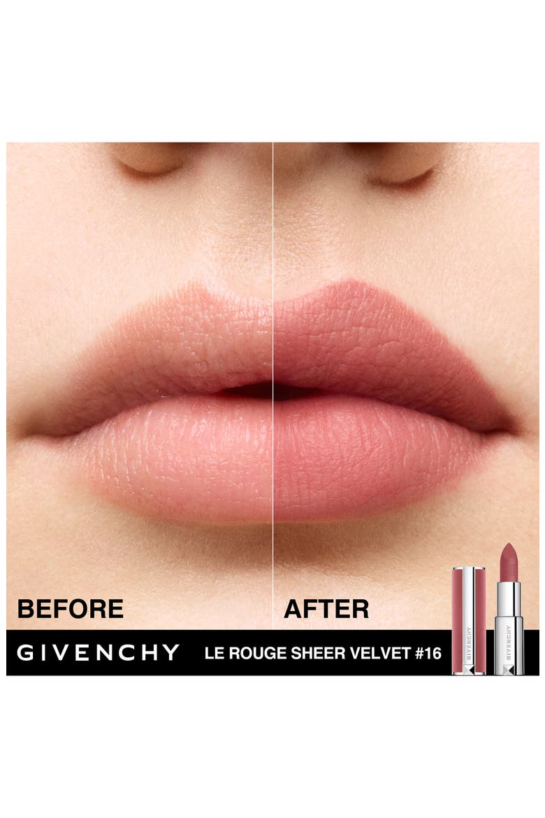 Le Rouge Sheer Velvet Matte Lipstick, Alternate, color, N16