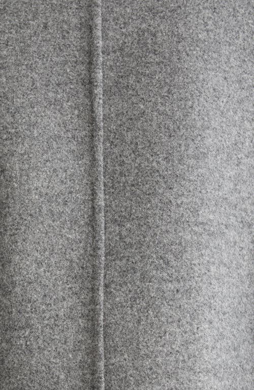 Carolina Herrera Double Face Virgin Wool Peacoat Cape In Gray