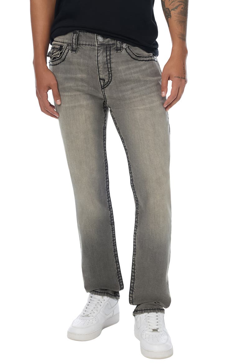 Rocco Super T Flap Skinny Jeans, Main, color, DENIM DUSTSTORM DARK WASH
