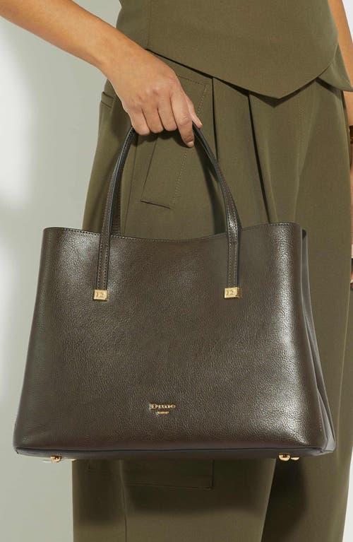 Dune London Dorieo Tote Bag In Brown