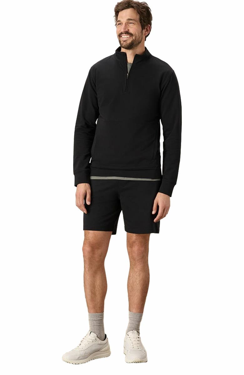 Pact Organic Cotton Stash French Terry Quarter Zip, Main, color, 