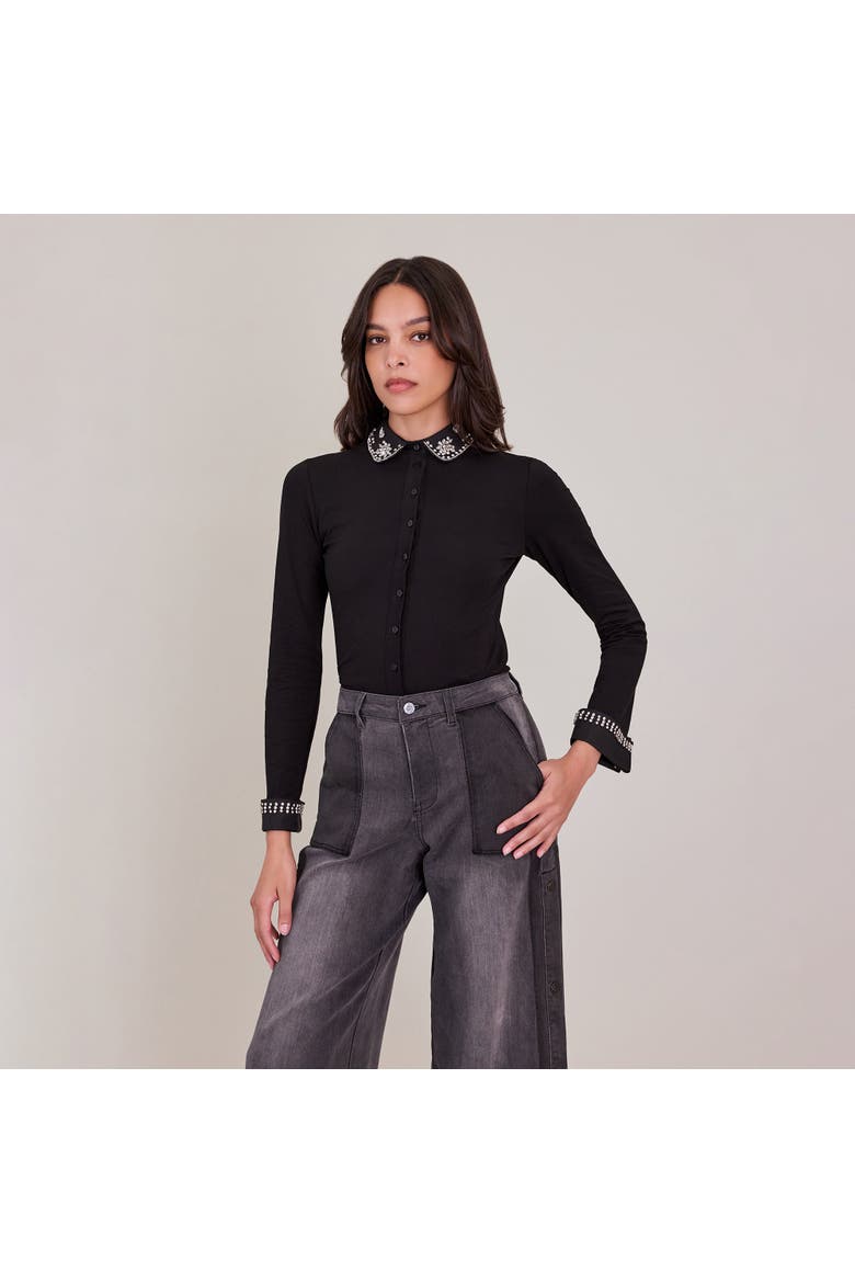 Gabriella Shirt, Alternate, color, Black
