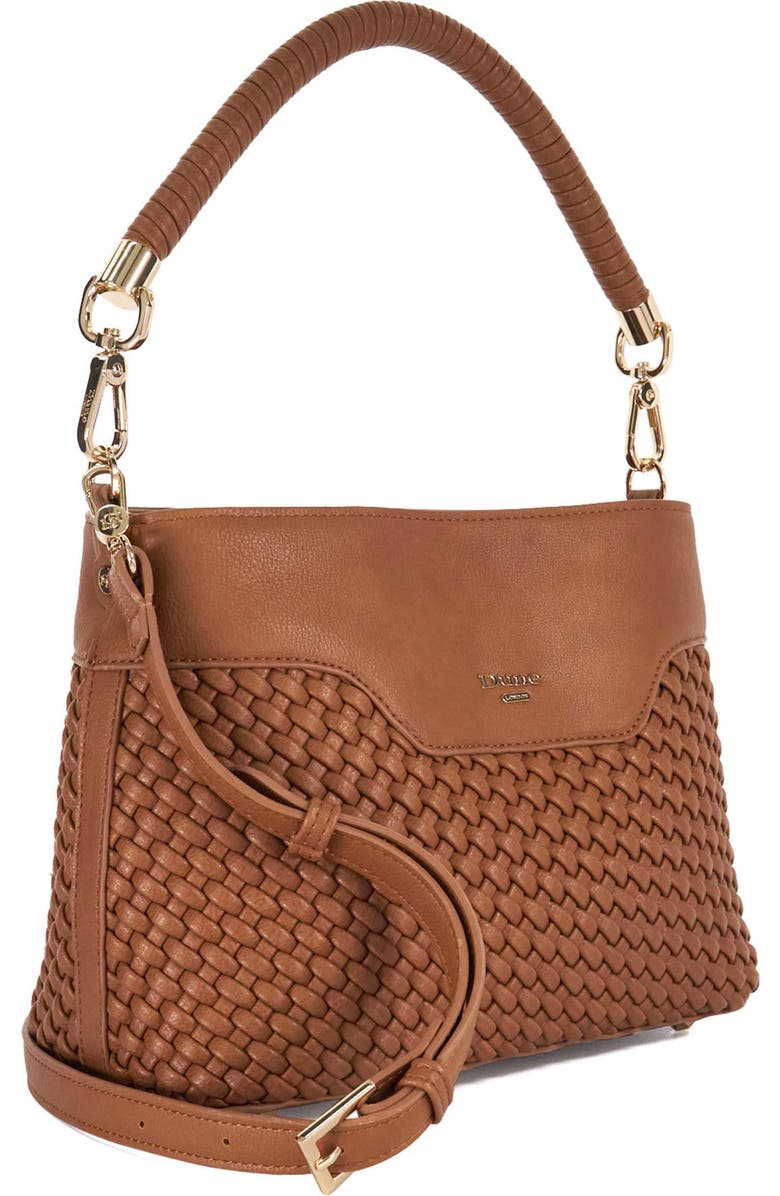 Dune London Dinidelphie Faux Leather Top Handle Bag, Alternate, color,