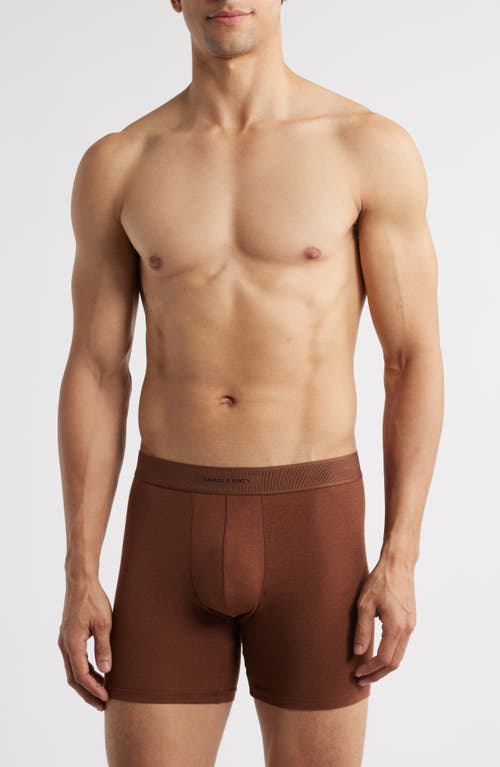 Savage X Fenty Shadow Fit Boxer Briefs In Dry Poppy Brown