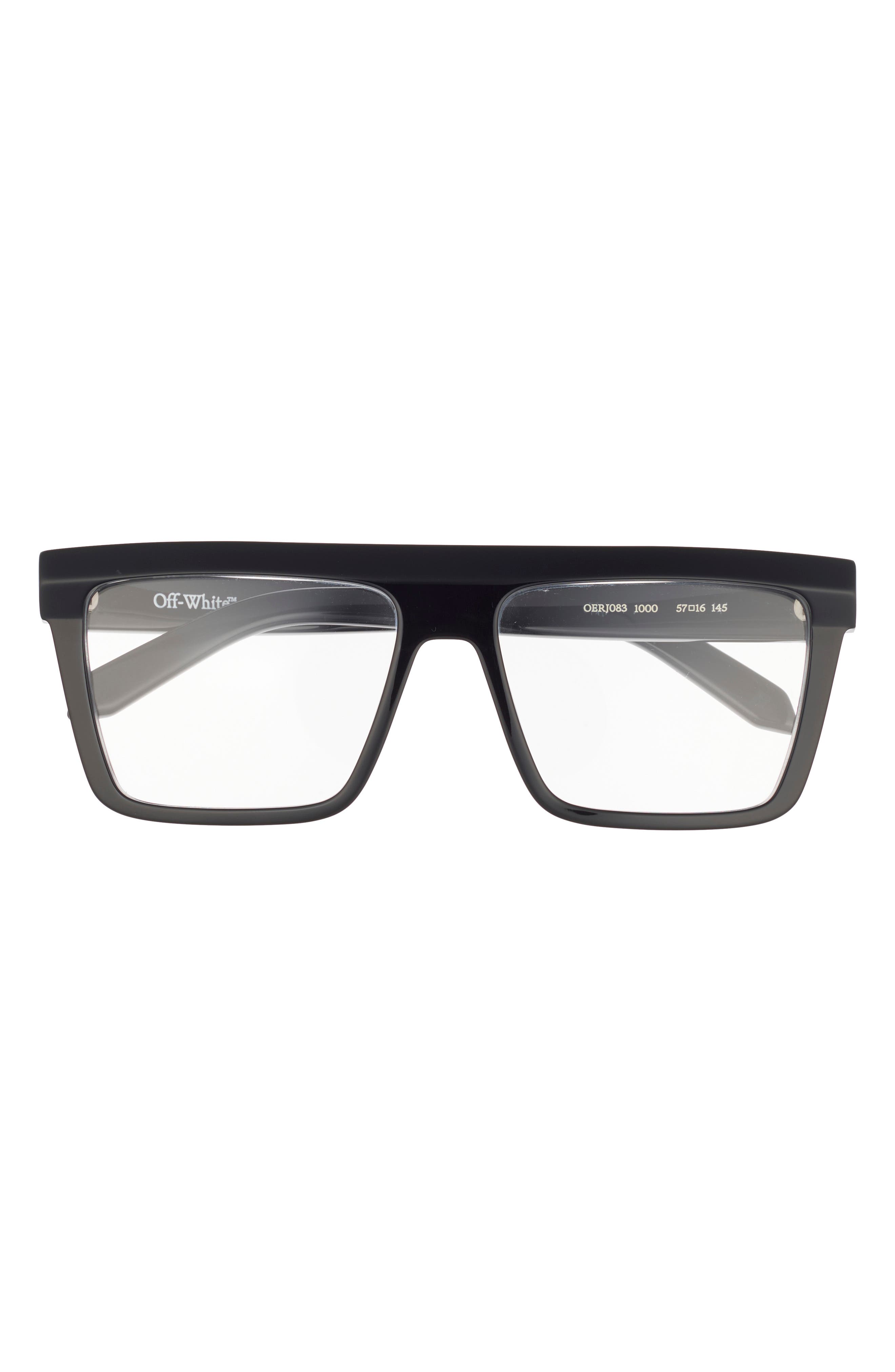Off-White 57mm Square Reading Glasses