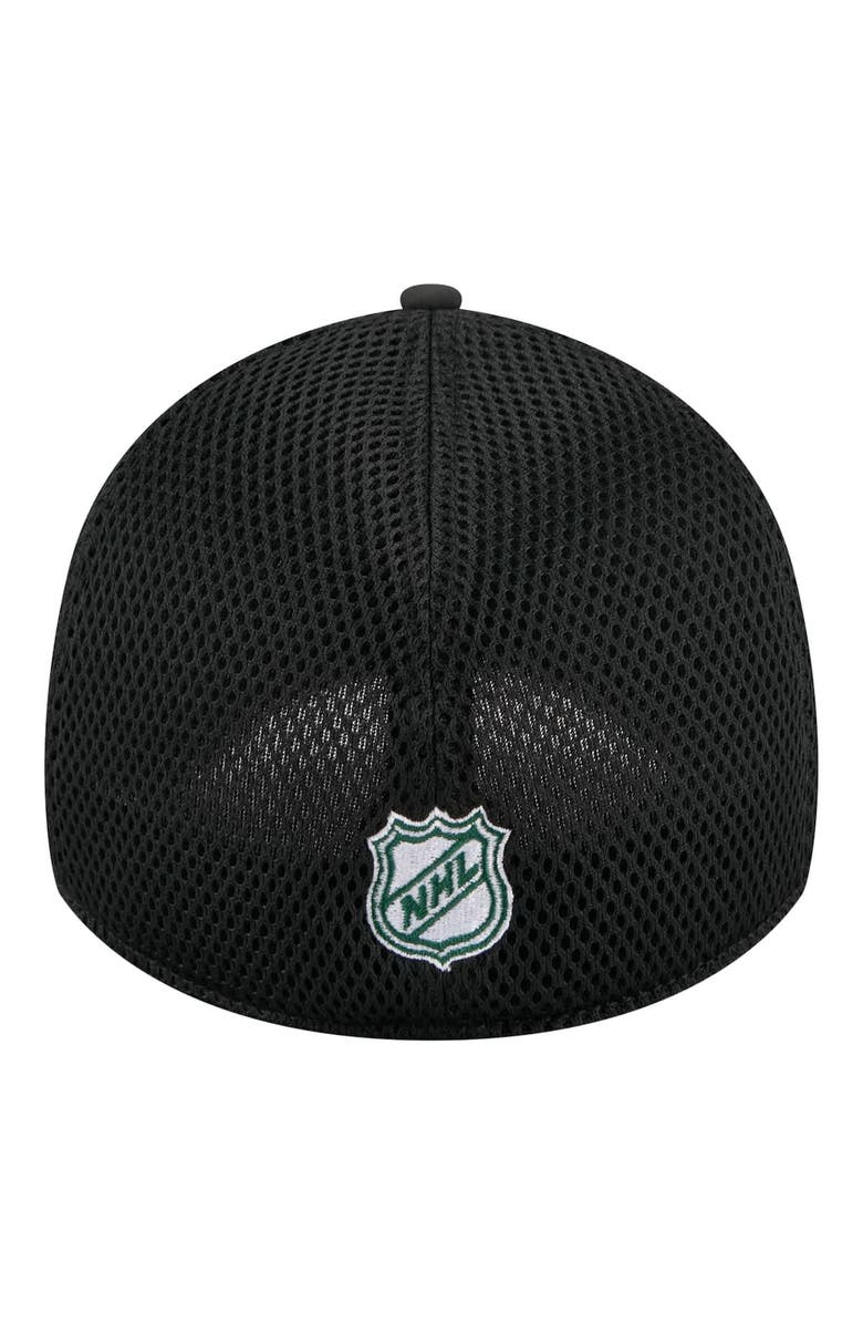 New Era Men's New Era  Black Minnesota Wild Logo 39THIRTY Flex Hat, Alternate, color, Black