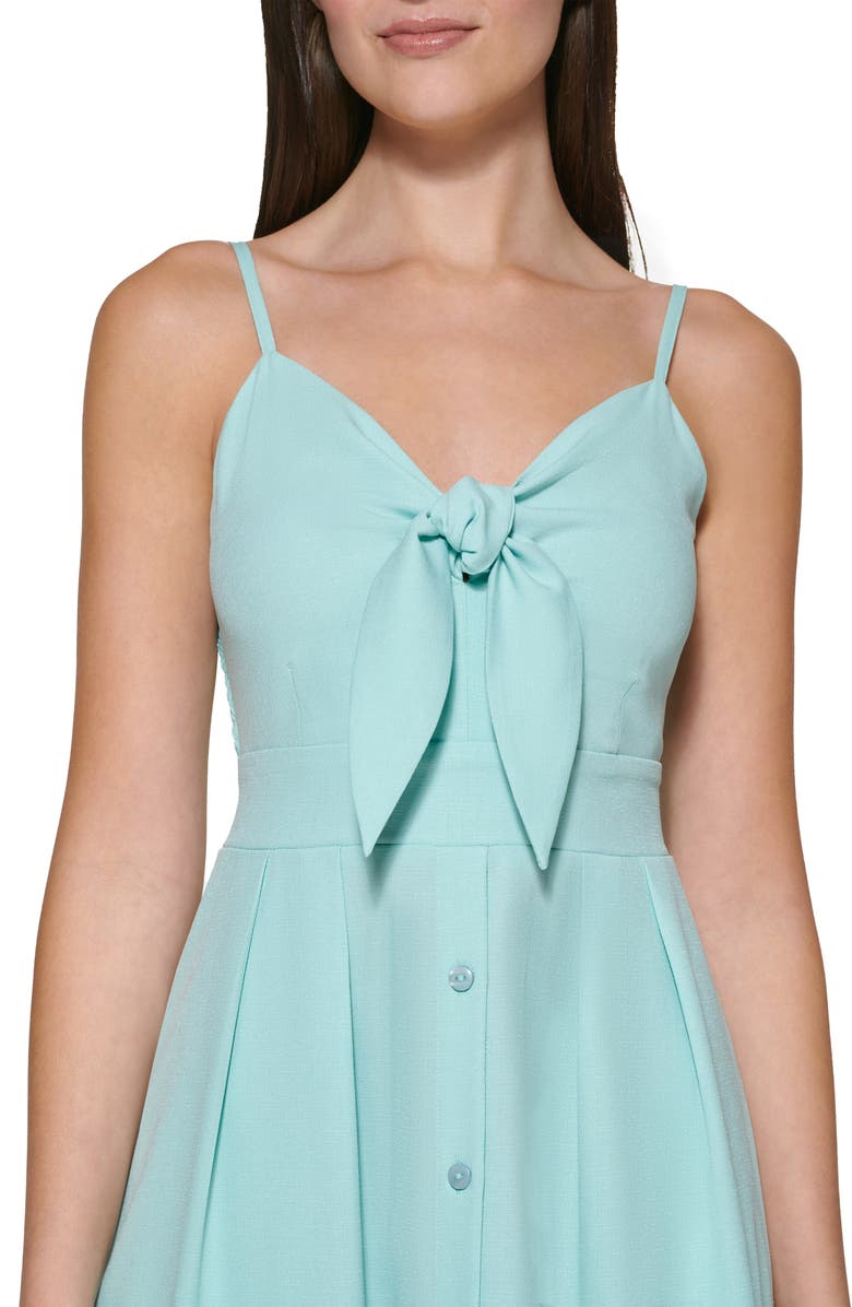 Kensie Spaghetti Strap Midi Dress, Alternate, color, 
