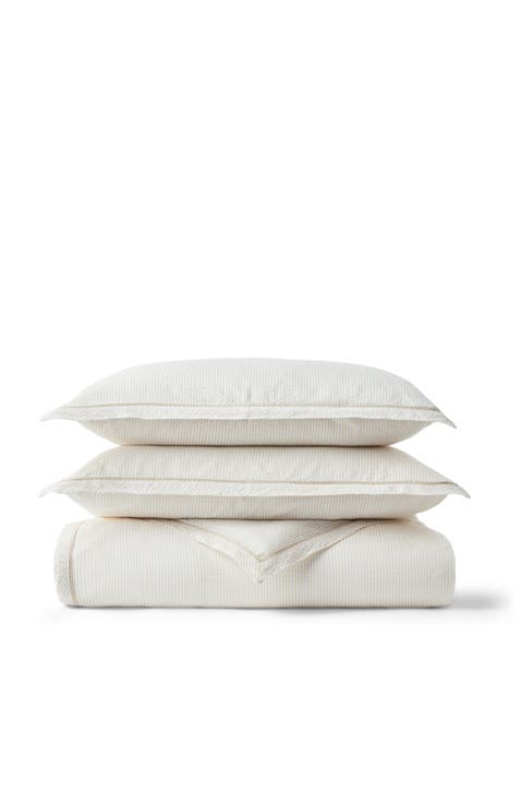 Seersucker Cotton Percale Duvet Cover Sets