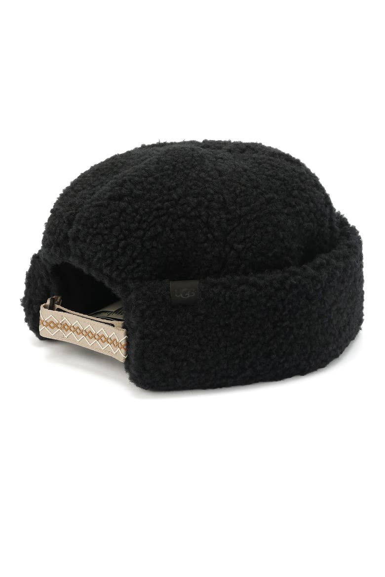 Brimless High Pile Beanie, Alternate, color, BLACK