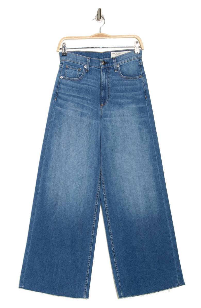 rag & bone Sofie High Rise Ankle Wide Leg Jeans, Alternate, color, 