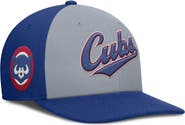 Nike Men's Nike Gray/Royal Chicago Cubs Pro Performance Snapback Hat