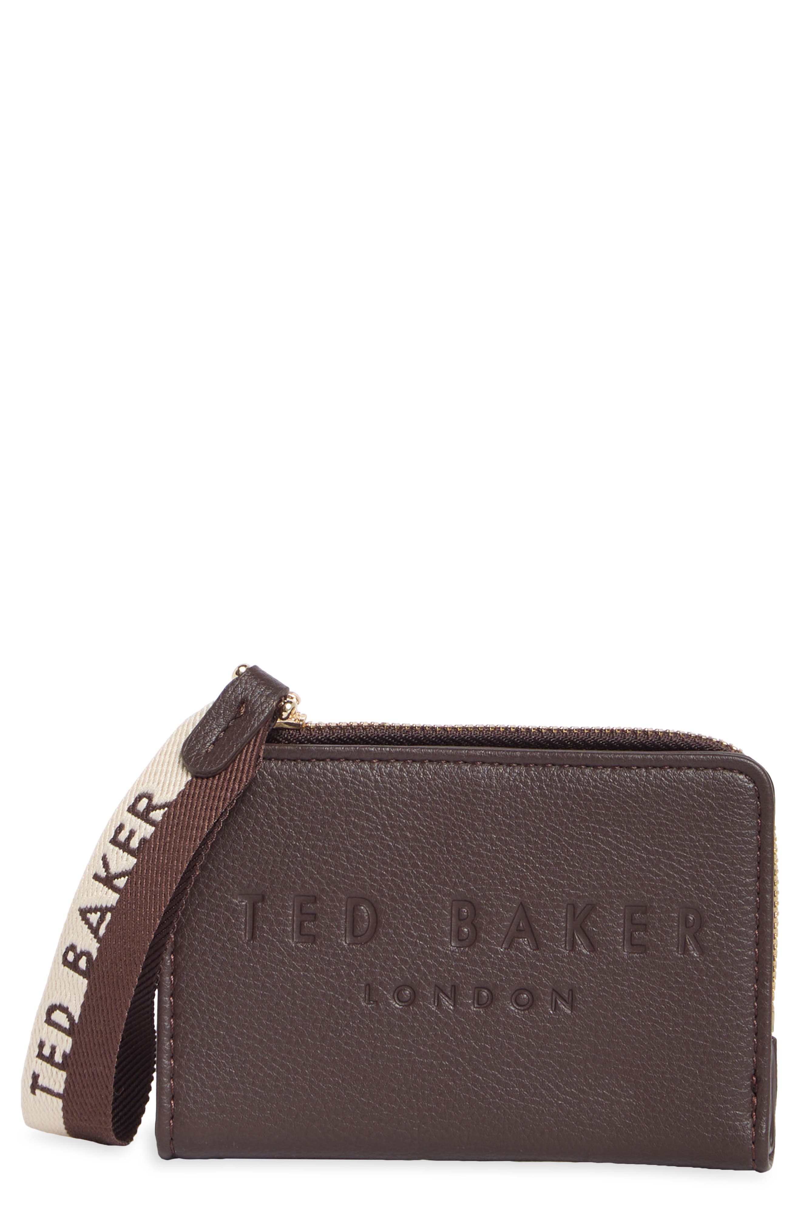 Indy Faux Leather Wristlet