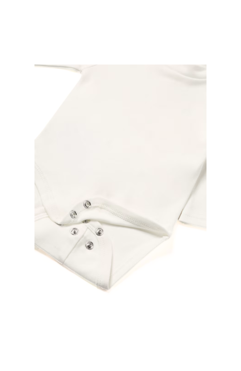 Mayoral Newborn Turtleneck Bodysuit, Alternate, color, White