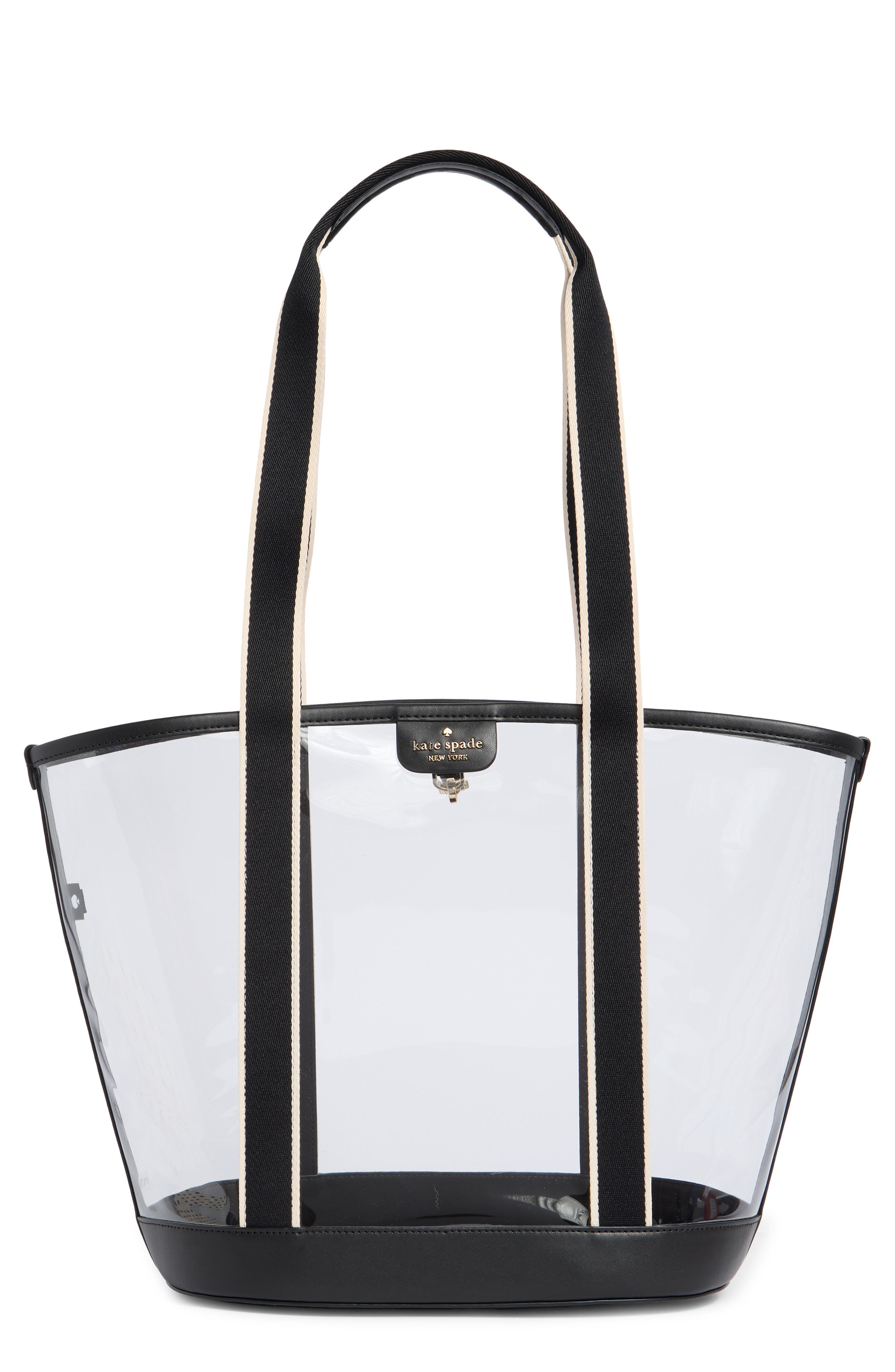 Kate Spade New York clare see through clear tote, Main, color, 