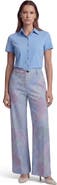 Lords of Harlech Grain Paisley Womens Wool Wide-leg Pant