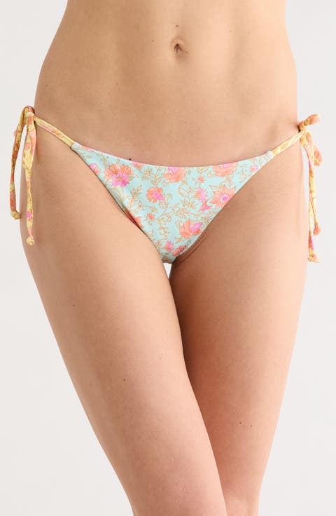 Folk Story Reversible Tropic Bikini Bottoms