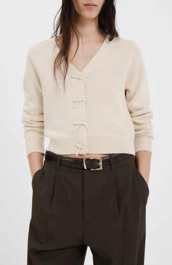 Bow Embellished Cardigan