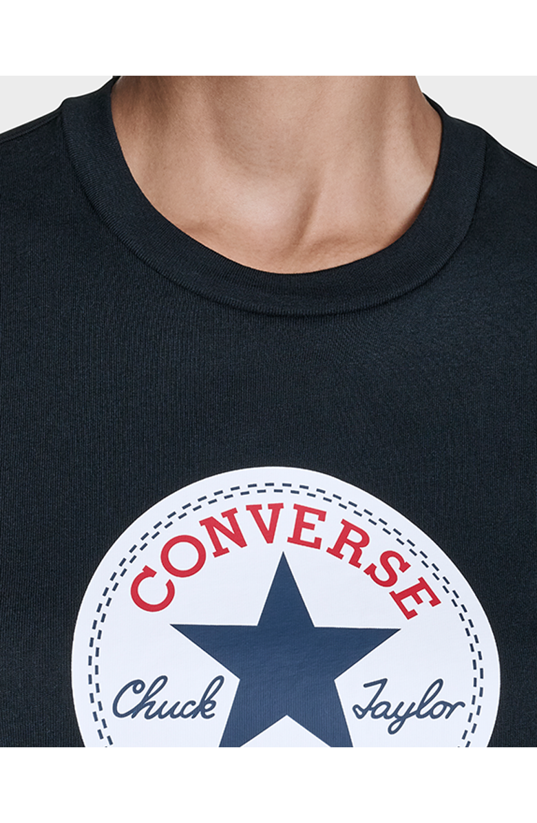 Converse Women's Chuck Taylor All Star Patch T-Shirt, Alternate, color, Converse Black