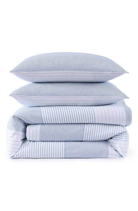 Modern Stripe Comforter & Shams Set