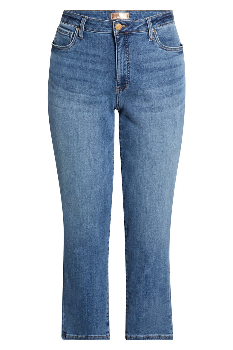 Avery High Waist Straight Leg Jeans, Main, color, WHOLLY