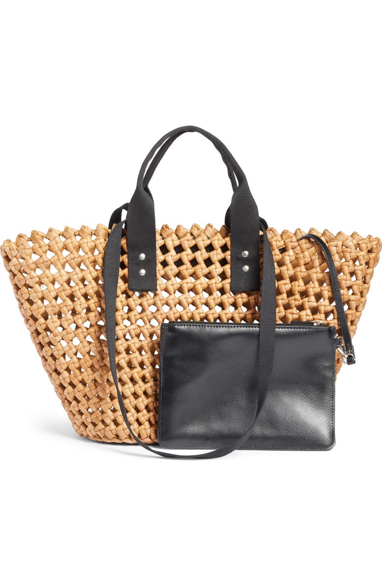 Nordstrom Open Weave Straw Tote, Alternate, color,