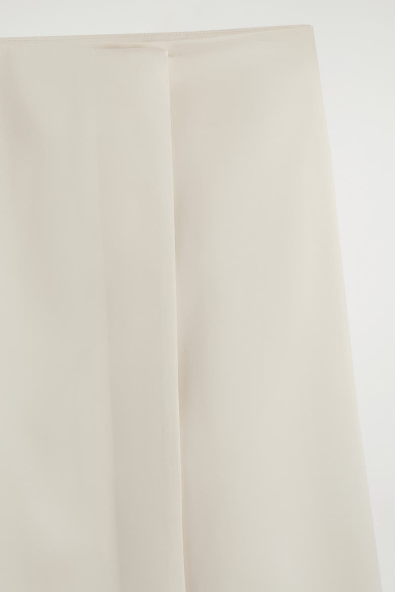 Satin Wrap Skirt, Alternate, color, WHITE