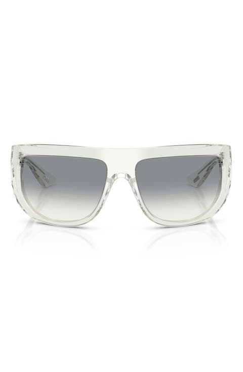 65mm Khaite Irregular Sunglasses