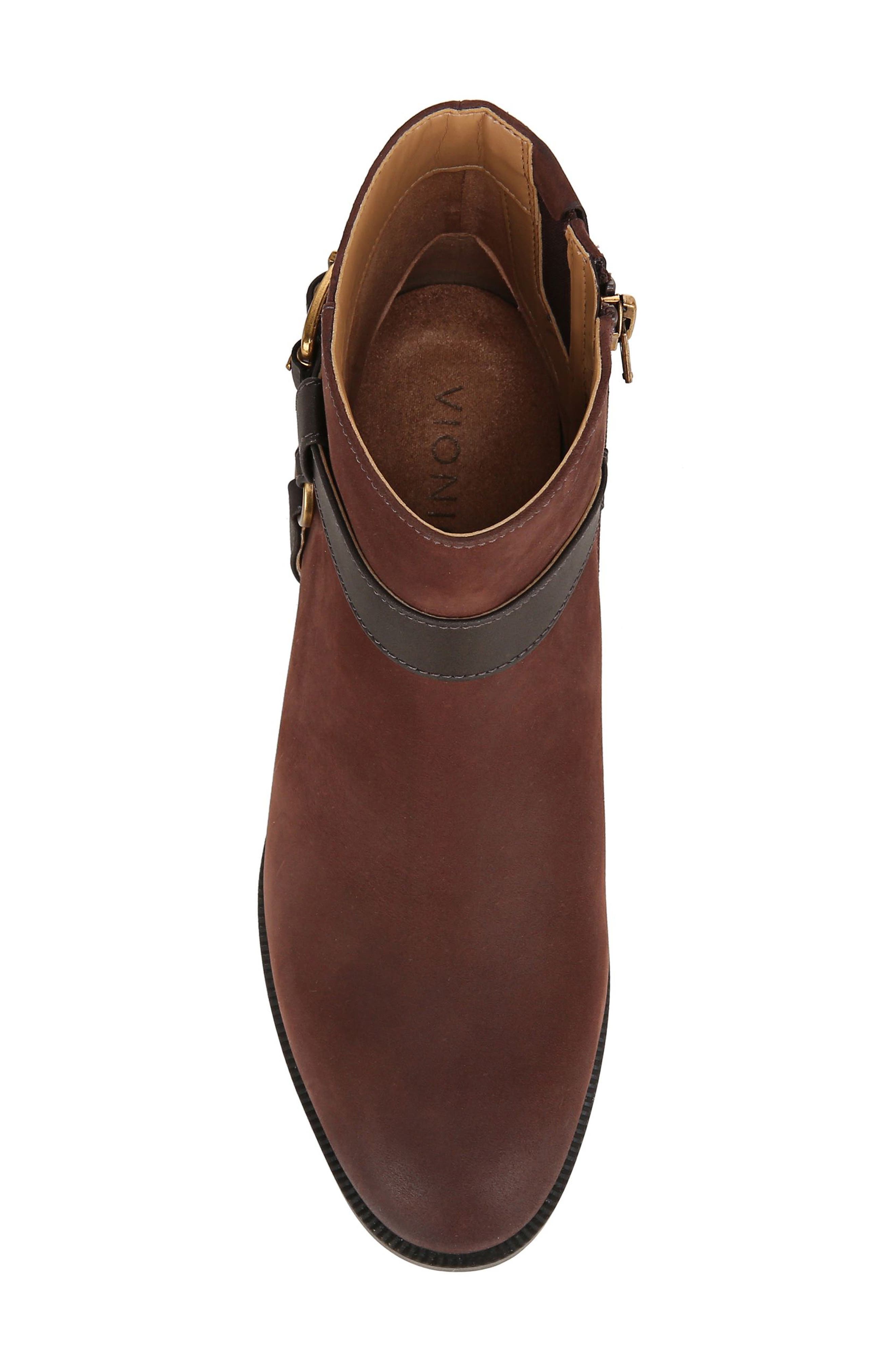 Rhiannon Bootie, Alternate, color, CHOCOLATE