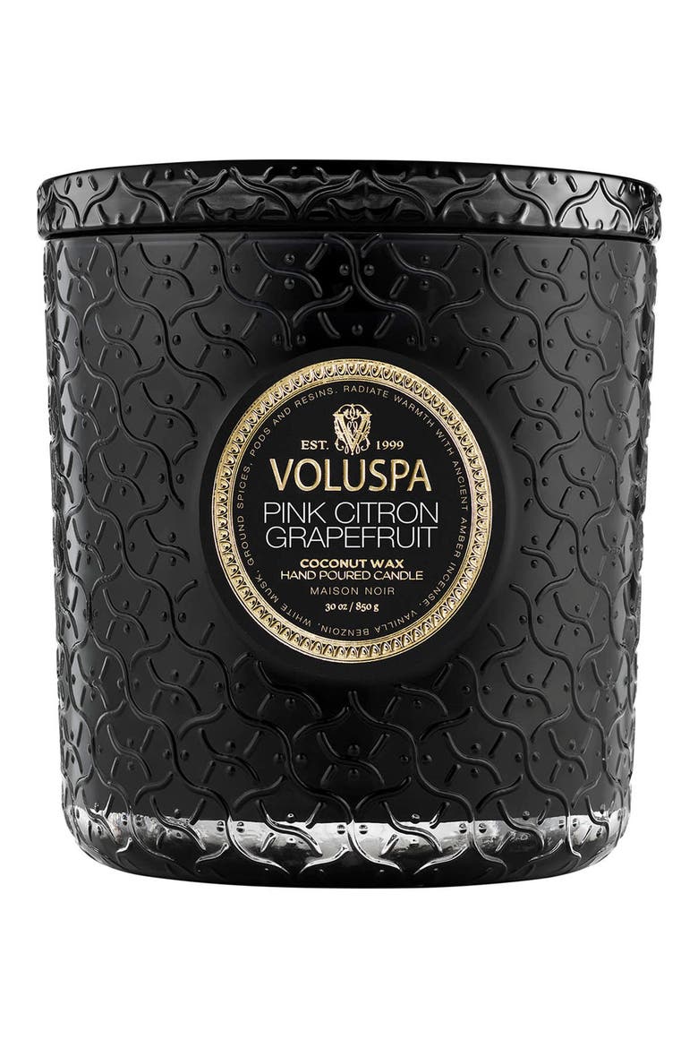 Pink Citron Grapefruit Boxed Luxe Candle, Alternate, color, NO COLOR