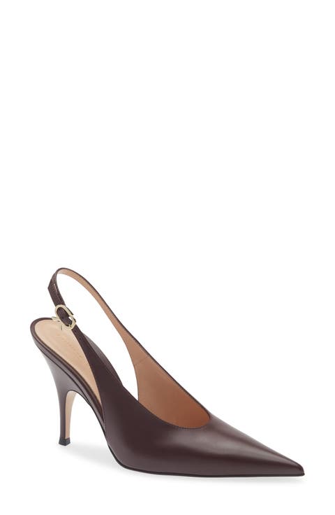 Pointed Toe Slingback Pump (Women)