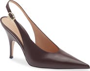 Gianvito Rossi Pointed Toe Slingback Pump