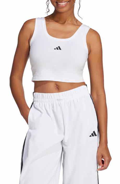 Cropped Stretch Cotton Tank