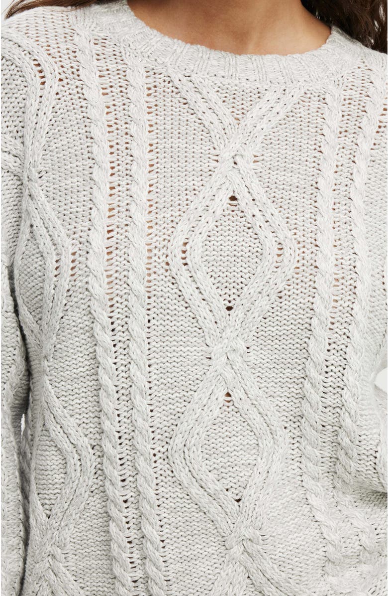 Cotton On Oversized Cable Sweater, Alternate, color,