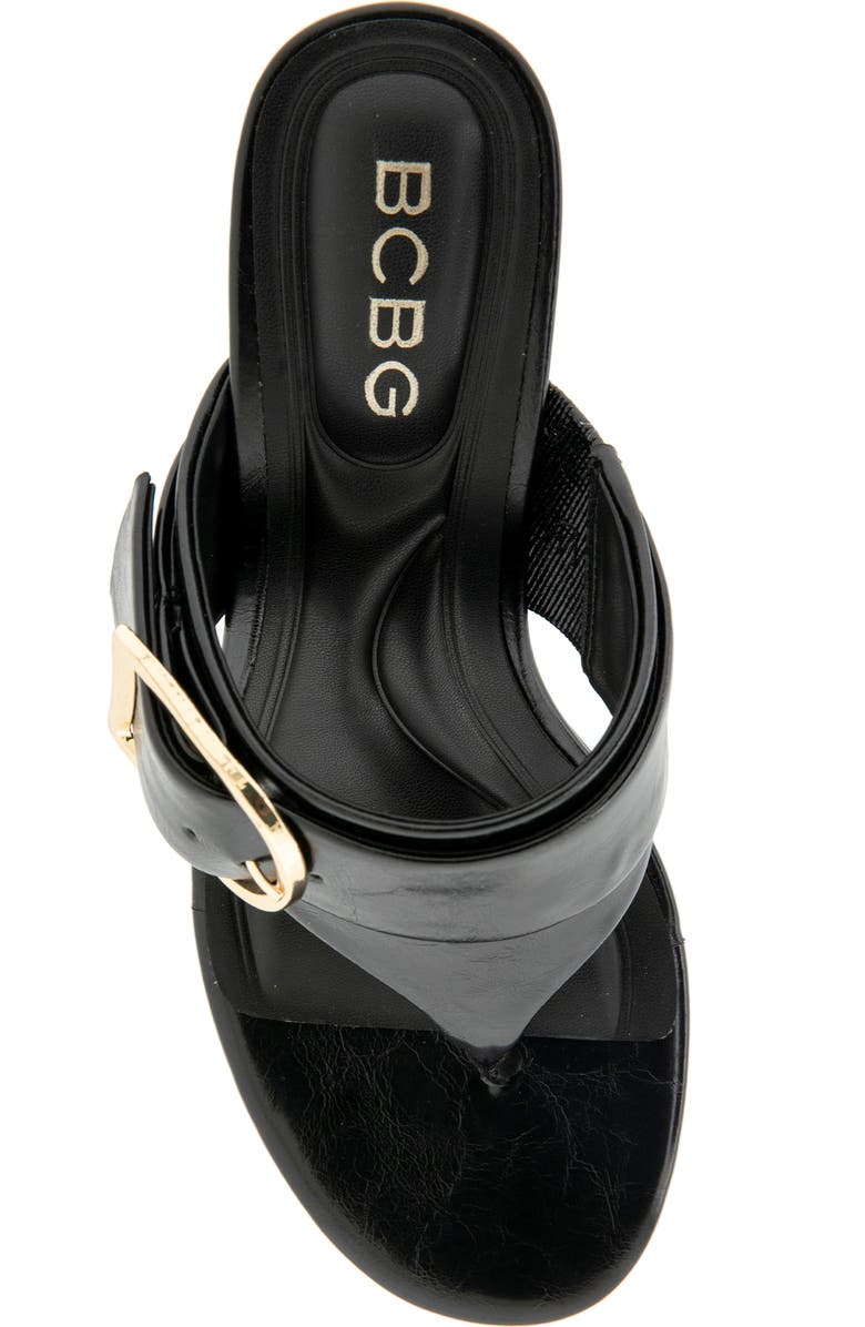 BCBGeneration Seema Wedge Slide Sandal, Alternate, color, Black
