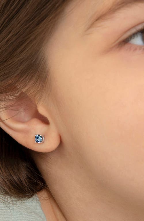 In Season Jewelry Classic Round Solitaire Earrings In Metallic