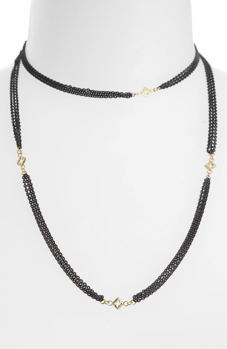 Armenta Old World Beaded Station Necklace, Alternate, color, 