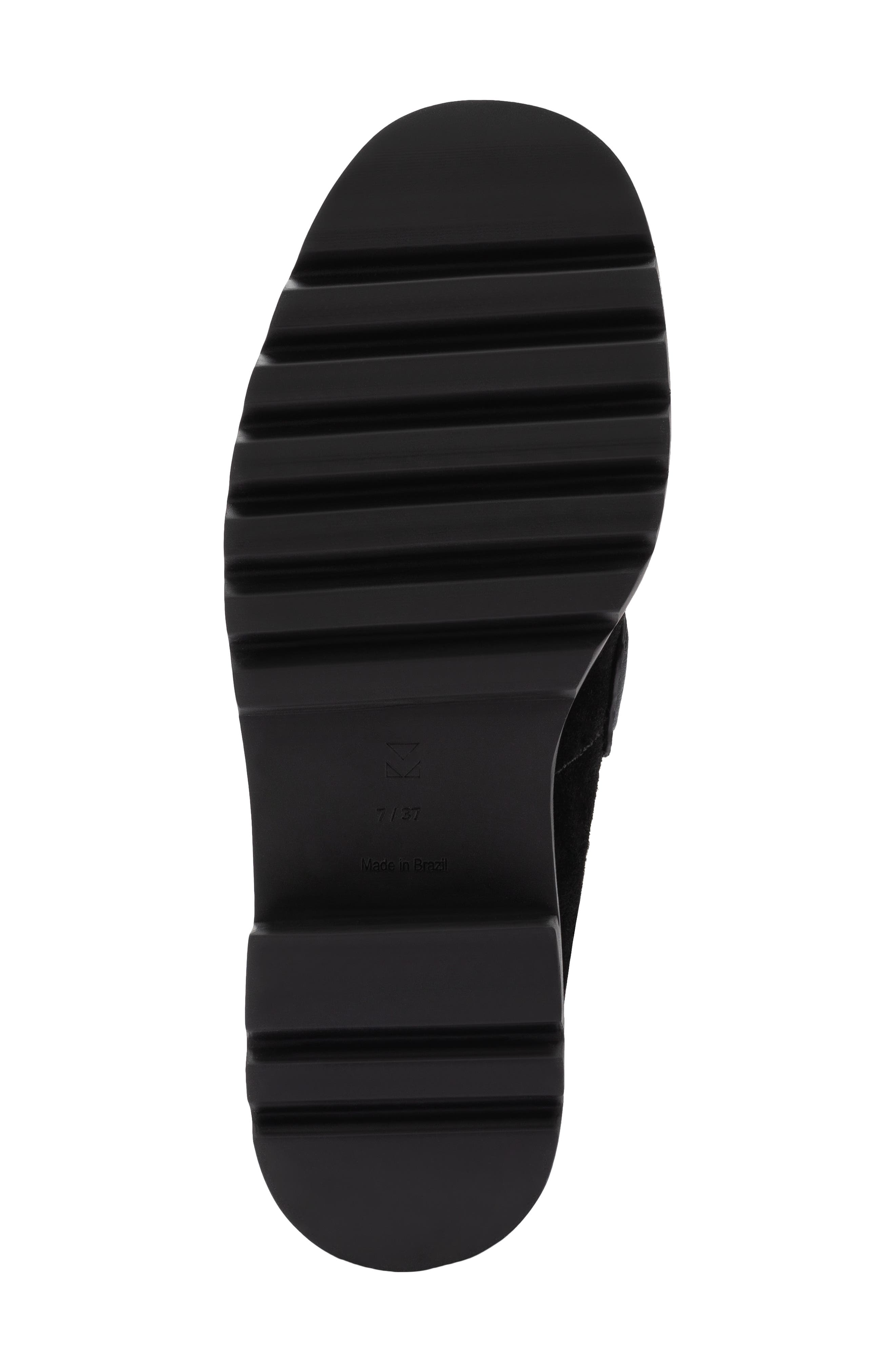 Mercedes Castillo Tumbled Leather Combat Boot, Alternate, color, 