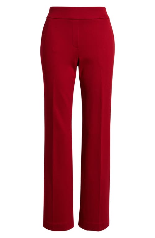 Anne Klein Slash Pocket Pants In Red