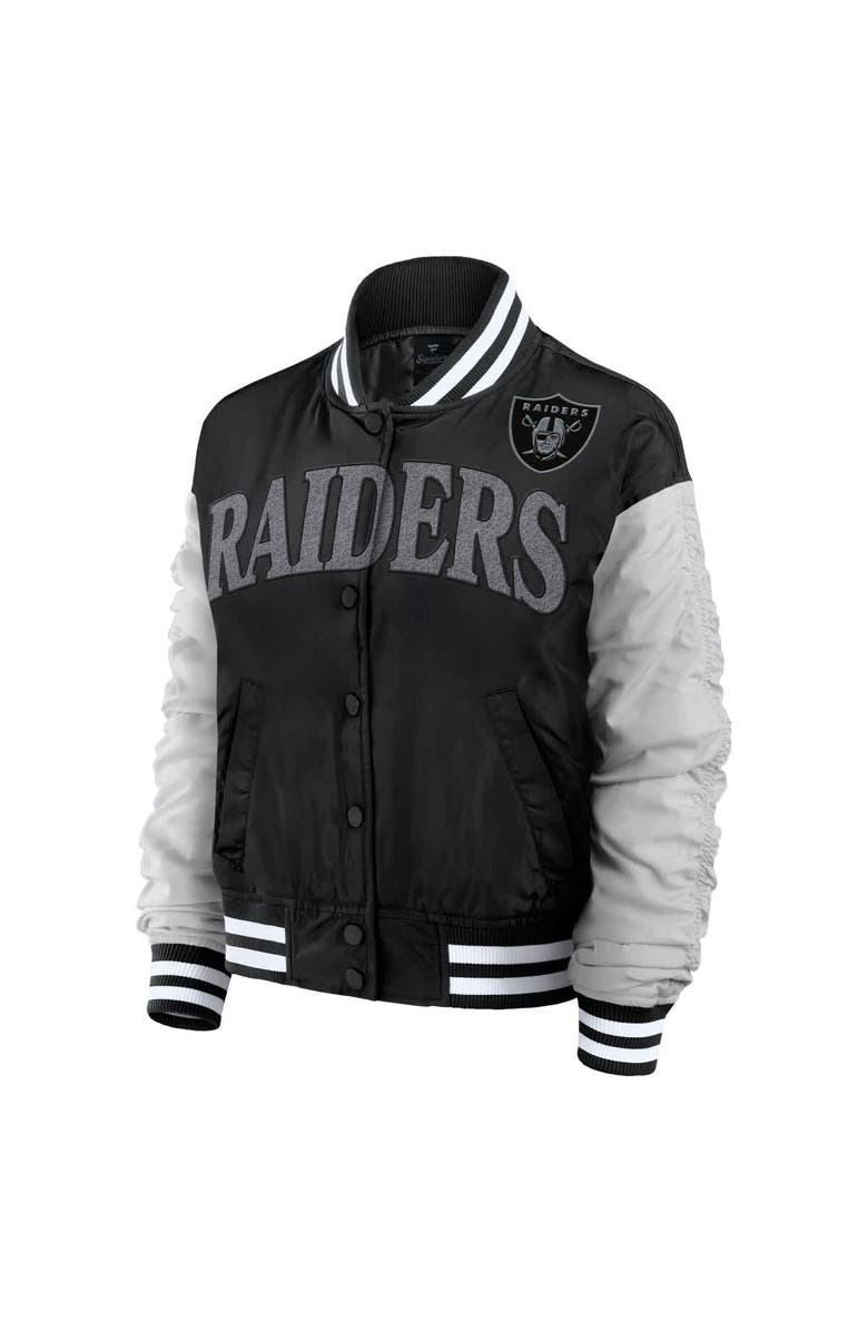 FANATICS Women's Fanatics  Black Las Vegas Raiders Elements Wave Full-Snap Jacket, Alternate, color, Black