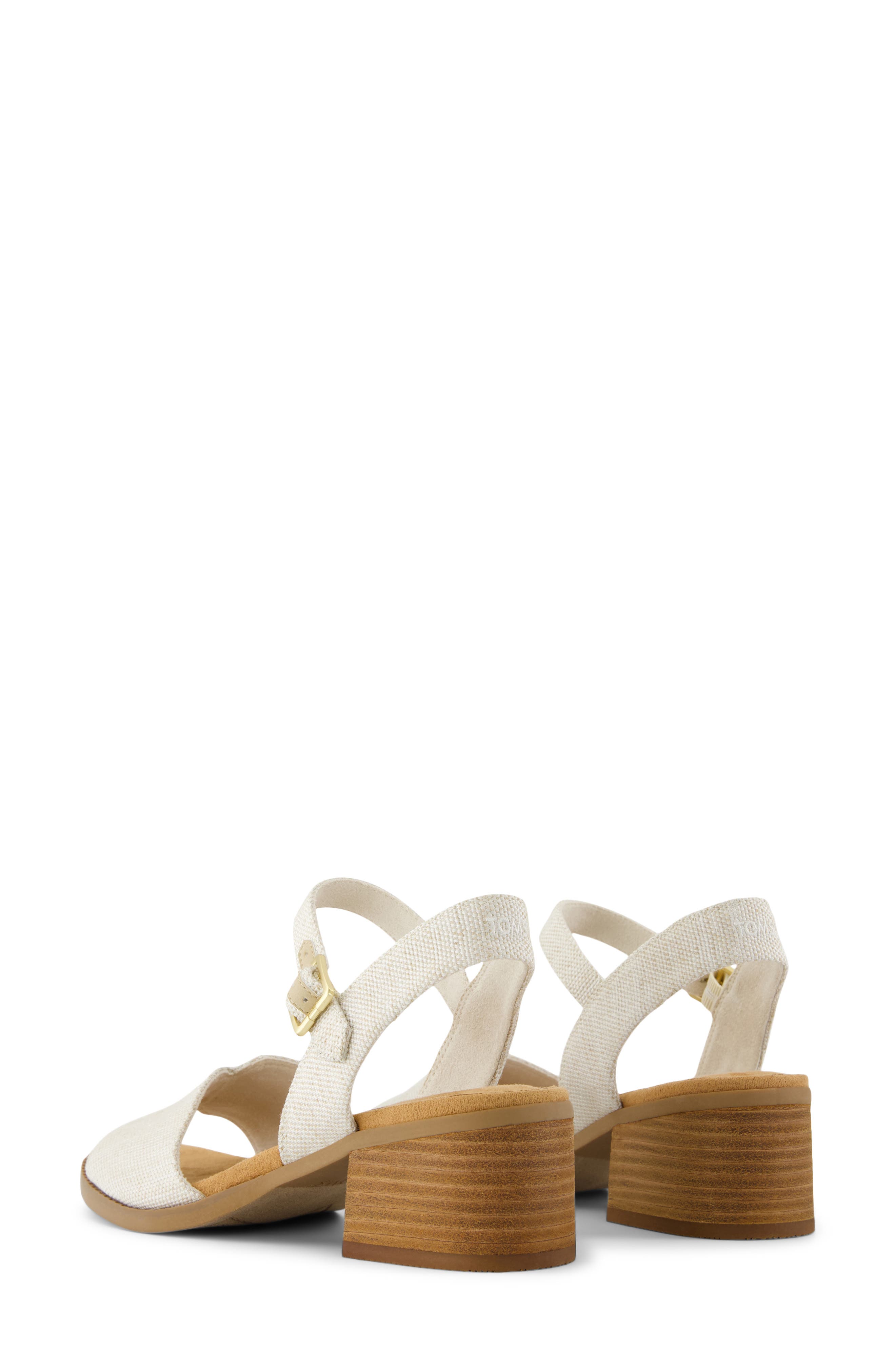Eloise Block Heel Sandal, Alternate, color, NATURAL