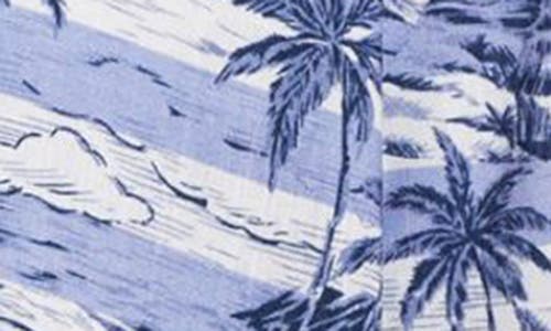 Paisley & Gray Island Print Camp Shirt