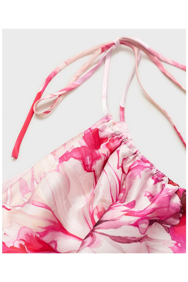 Floral Print One-Shoulder Dress, Alternate, color, LIGHT/ PASTEL PURPLE
