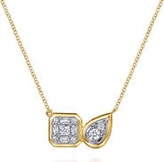 Gabriel & Co. 14k Gold Diamond Pendant Necklace
