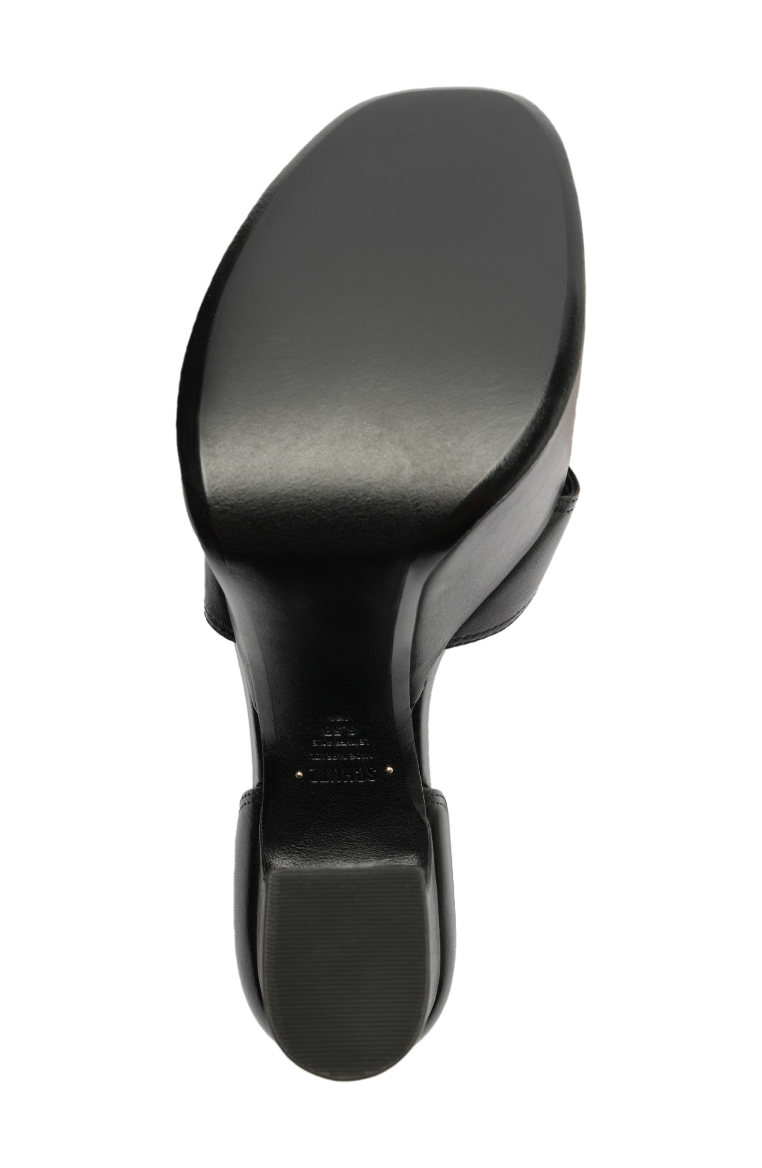 Schutz Jolene Platform Ankle Strap Sandal, Alternate, color, Black